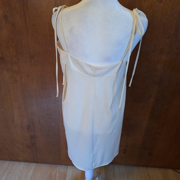 Urban Outfitters Elegant Cream Sleeveless Top, mini dress or swimsuit cover. . - Picture 5 of 9